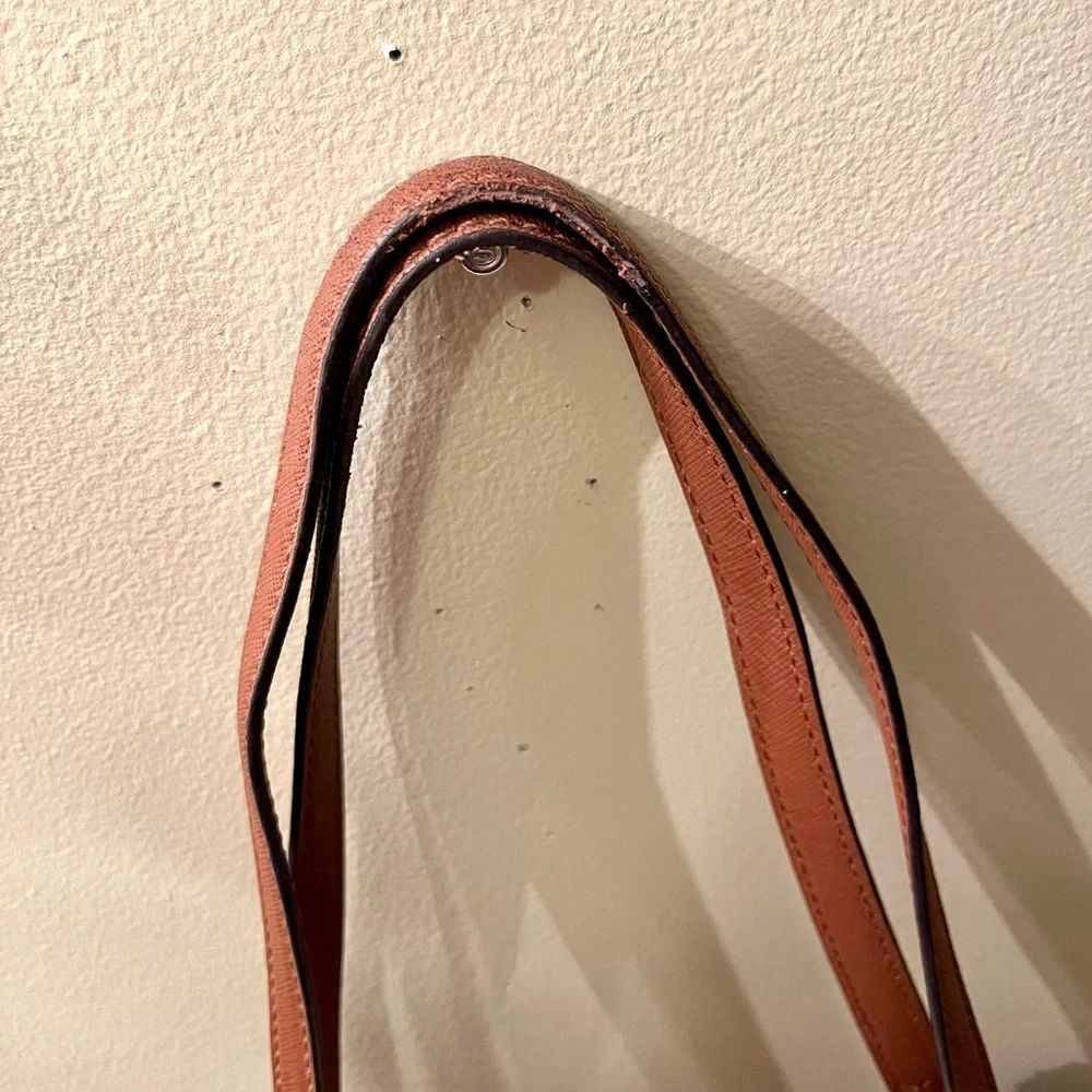 Michael Kors Jet Set Large Brown Saffiano Leather Tote Bag